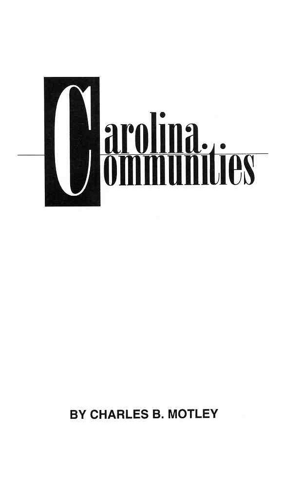 Carolina Communities