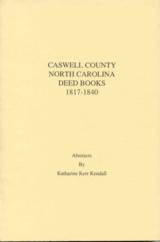 Caswell County North Carolina Deed Books 1817-1840