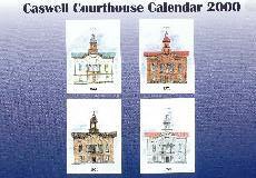 Caswell County Courthouse Calendar 2000