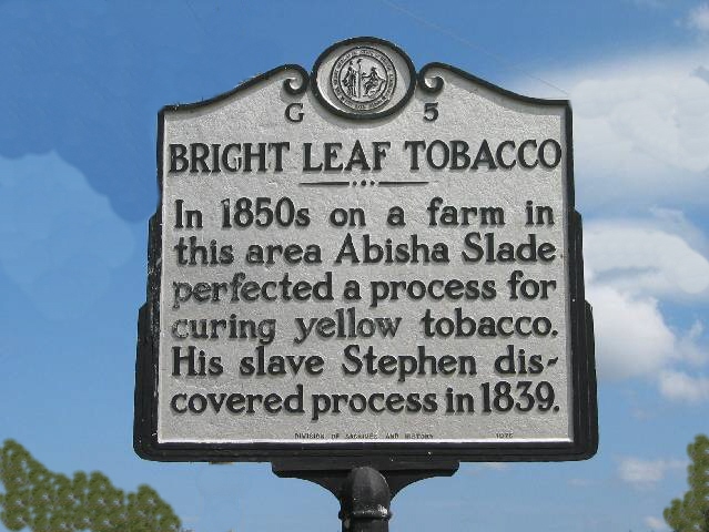 Bright Leaf Tobacco Historical Marker (New Marker)