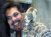 Sayed Rawi With Cat